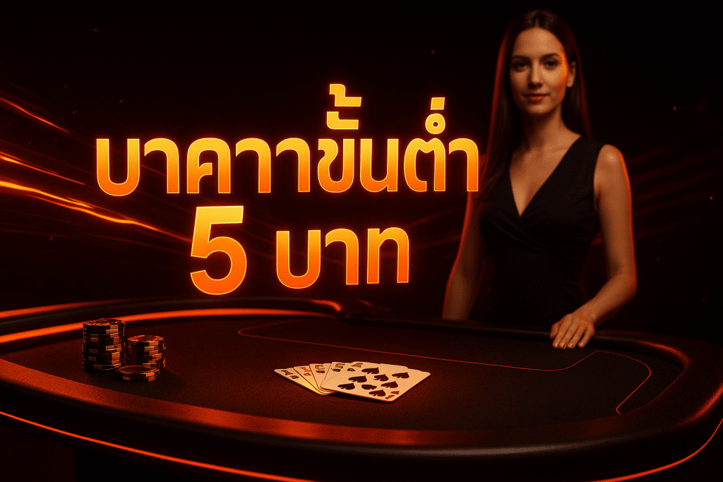 บาคาร่าขั้นต่ำ 5 บาท
